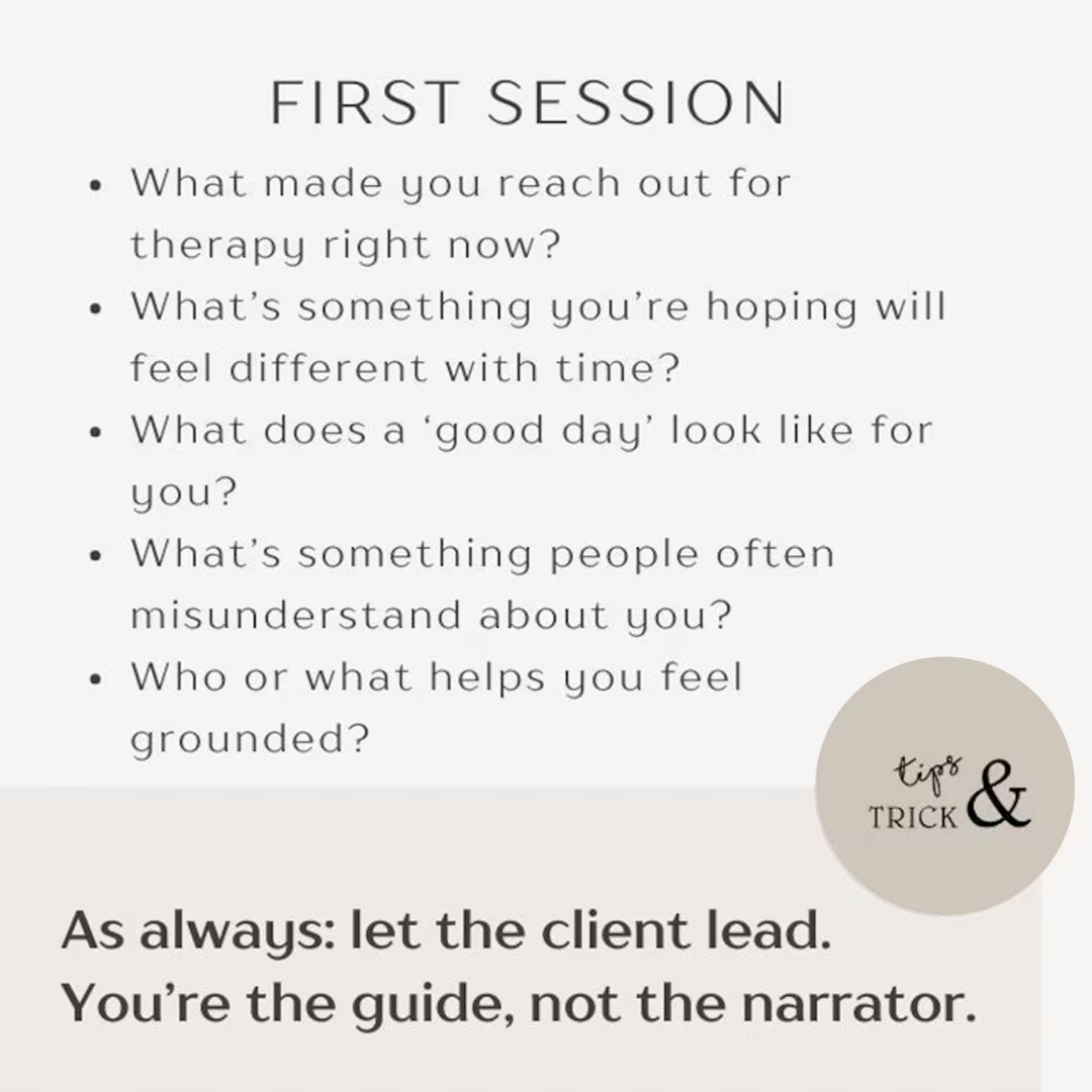 The Therapist’s Question Book, 200+ Prompts for Sessions, Printable PDF for LCSWs, Social Workers, and Counselors