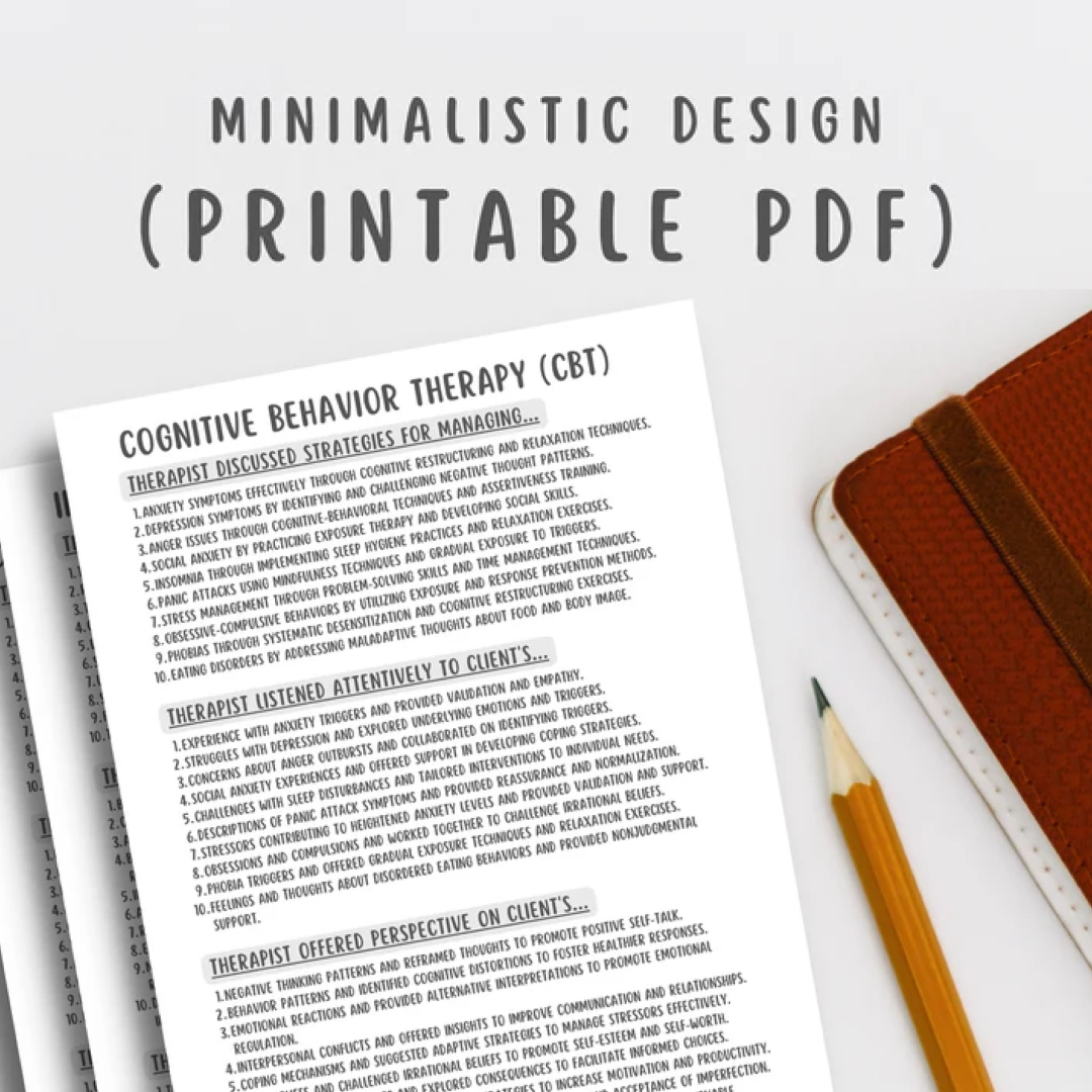 1500 Progress Note Templates with Sentence Starters, Psychotherapy Notes, Therapy Interventions Counselor Therapy Cheatsheet Counselor Notes